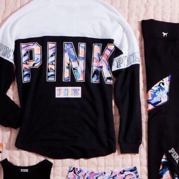 Rare vs pink set marble ultimate set reversible varsity mesh super cute - Picture 1 of 14